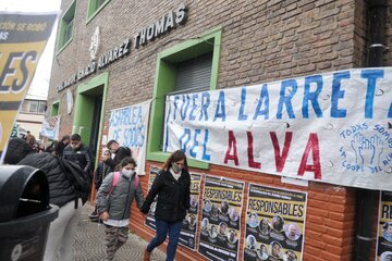Álvarez Thomas: las familias recuperaron el control de la cooperadora (Fuente: Sandra Cartasso)