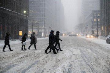 "Ciclón Bomba": miles de vuelos cancelados en Estados Unidos  (Fuente: Télam)