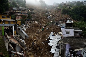Petrópolis: ascienden a 208 las muertes por el alud (Fuente: AFP)