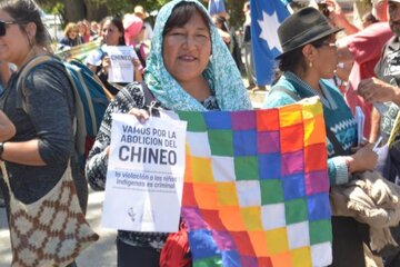 "Venimos a denunciar el chineo, que es una práctica colonial"