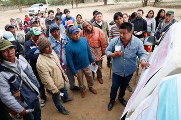 Primera consulta a comunidades indígenas en Santa Victoria Este  (Fuente: Gentileza Augusto Famulari)