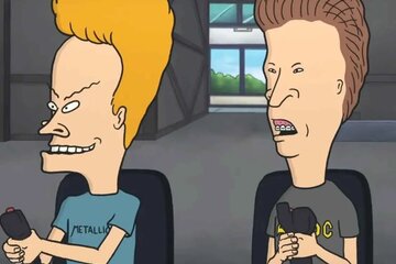 "Beavis & Butt-Head recorren el universo": un cáustico fresco social 