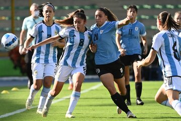 Copa América Femenina  Argentina goleó a Uruguay en el Grupo B