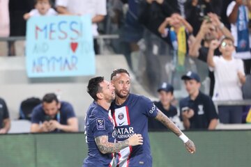 Lluvia de golazos del PSG de Messi en la Supercopa de Francia (Fuente: EFE)