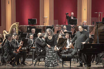 El Festival Argerich comenzó en las nubes