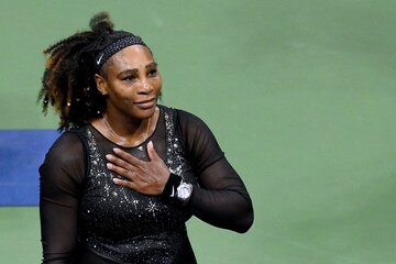 Serena Williams se despidió del tenis y el mundo del deporte le rindió homenaje (Fuente: AFP)