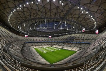 Se inaugura el estadio de Lusail, sede del debut de Argentina y de la final (Fuente: AFP)