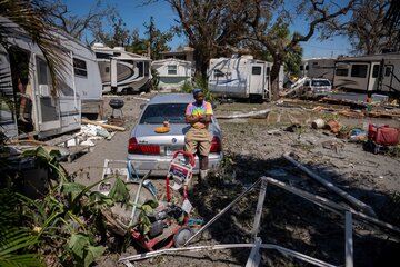 Huracán Ian: el desastre que dejó en Florida (Fuente: AFP)