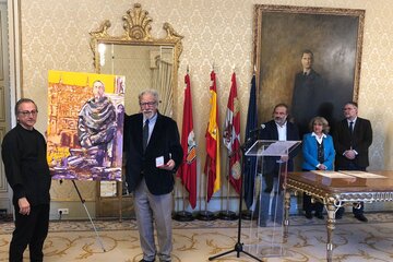 El “Teuco” Castilla recibió la Medalla Fray Luis de León de Poesía Iberoamericana