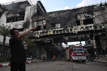 Trágico incendio en un hotel casino de Camboya: al menos 19 muertos (Fuente: AFP)