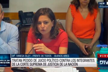 Diputados: cansada de las continuas interrupciones, Vanesa Siley cruzó a Mario Negri