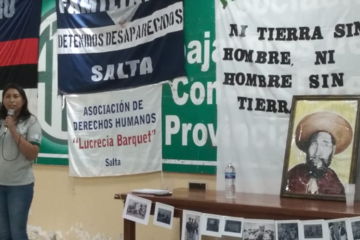 El recuerdo de Felipe Burgos para hablar de la persecución actual a luchadores sociales