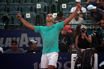 Argentina Open: Francisco Cerúndolo avanzó a cuartos de final (Fuente: Alejandro Leiva)