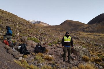 Cachi: partió una numerosa comisión para el rescate del montañista fallecido