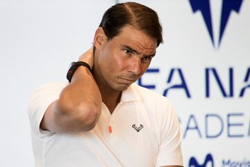 Rafa Nadal, anunció su retiro para 2024. (Fuente: AFP)