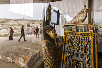El yacimiento de Saqqara forma parte del Patrimonio Mundial de la Unesco. (Fuente: AFP)