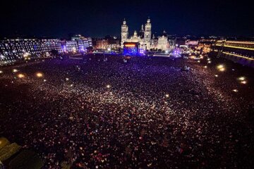 Récord de público para Los Fabulosos Cadillacs en México: 300.000 personas fueron a su show en el Zócalo