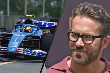 El actor Ryan Reynolds compró parte del equipo Alpine de Fórmula 1 (Fuente: Prensa F1)