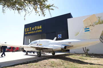 Inauguraron la primera parte del edificio de la Escuela Aeronáutica de Salta  (Fuente: Claudia del Prado)