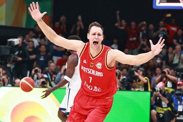 Serbia-Alemania, la sorprendente final del Mundial de básquet (Fuente: AFP)