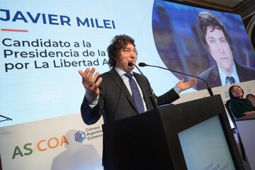 Nueva encuesta de la CELAG: “Dos tercios de la sociedad dicen que Milei es un machista, violento y un chanta" (Fuente: NA)