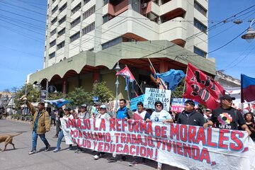 Jornada de paro y movilización en Jujuy  (Fuente: Mariana Mamani)