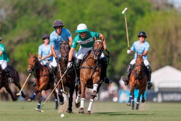 Abierto de Tortugas de polo: La Dolfina y La Natividad comenzaron ganando (Fuente: Matías Callejo / Prensa AAP)