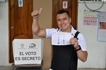 Ganó Daniel Noboa y prolonga el ciclo de derecha en Ecuador (Fuente: AFP)