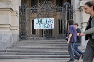 CABA: los estudiantes tomaron el Nacional de Buenos Aires (Fuente: Sandra Cartasso)