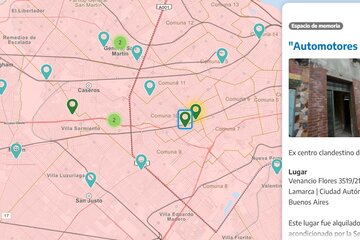 La Secretaría de Derechos Humanos publicó un mapa interactivo con señalizaciones de Sitios de Memoria  