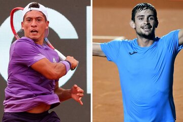 Los argentinos Báez y Navone definen el ATP de Río de Janeiro: a qué hora juegan