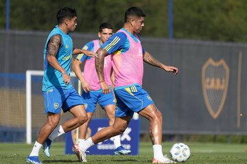 Boca: Lema y Rojo formarán la zaga central el sábado ante San Lorenzo (Fuente: NA)