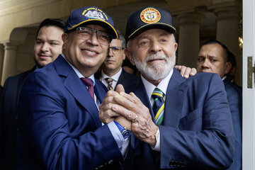 Petro y Lula en la Casa de Nariño, (Fuente: AFP)