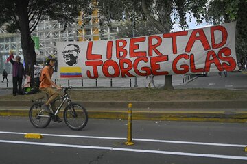 "Estoy en la peor prisión del país y en huelga de hambre": la carta de Jorge Glas a Lula, Petro y López Obrador (Fuente: AFP)