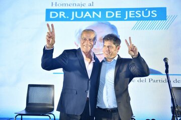 Juan De Jesús y Axel Kicillof. 