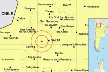 Un fuerte sismo hizo temblar a Salta