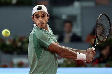 Cerúndolo se llevó tres triunfos del Masters de Madrid. (Fuente: AFP)