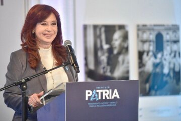 Cristina Kirchner, en el Instituto Patria: el discurso, minuto a minuto (Fuente: NA)
