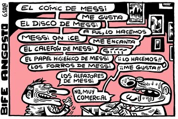 Los alfajores de Messi (Fuente: Gustavo Sala)