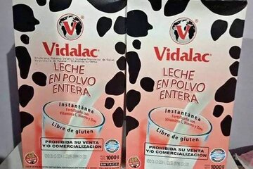 Escándalo: venden por Facebook la leche que el Gobierno le entregó a la Fundación Conin