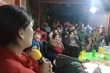La comunidad Lule rechaza el desalojo de una madre y dos niños