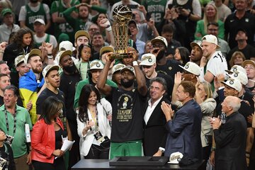 Finales de la NBA: Boston Celtics derrotó a Dallas Mavericks y logró su 18° anillo (Fuente: EFE)