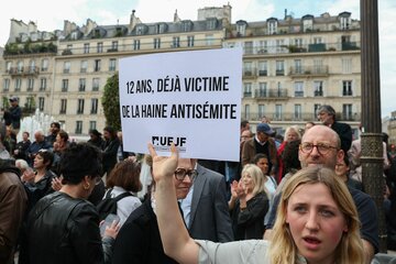 Conmoción en Francia por la violación a una niña judía (Fuente: AFP)
