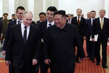 Rusia y Corea del Norte firmaron un acuerdo de defensa mutua en caso de agresión (Fuente: NA)