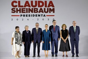 México: Sheinbaum anuncia los primeros ministros del nuevo gobierno (Fuente: AFP)