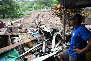 El Salvador rebaja alerta por las lluvias que dejaron 19 muertos y daños a infraestructura (Fuente: AFP)