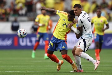 Copa América: Colombia derrotó a Costa Rica en Arizona y pasó de fase (Fuente: AFP)