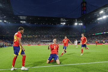 España goleó a Georgia y ahora enfrentará a Alemania (Fuente: EFE)