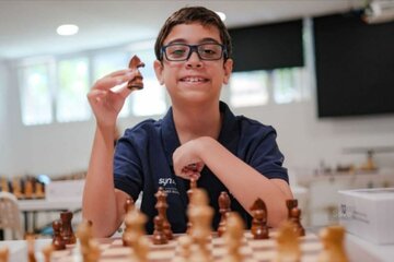 Quién es Faustino Oro, el Maestro Internacional de ajedrez más joven de la historia (Fuente: @cad_deportesok)