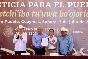 Inauguran en México el primer distrito de riego operado por una comunidad indígena (Fuente: EFE)